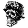 TETE DE MORT SKULL BIKER 001