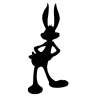 BUGY BUNNY SILHOUETTE 001